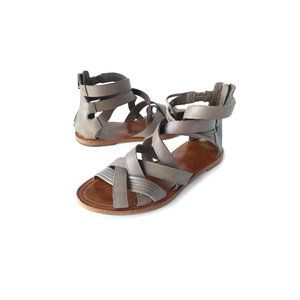 CAMPER Sandals TAUPE Leather Flat Sandals Womens Size 10